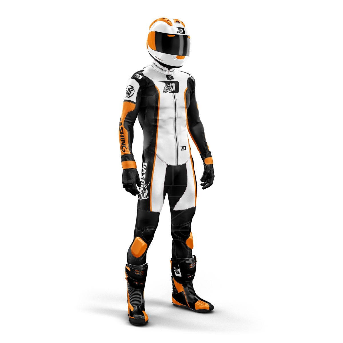 Dashing One Piece Motorbike Leather Suit